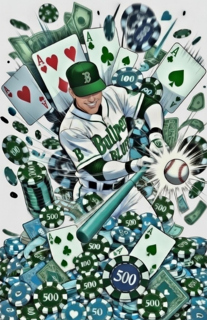 Bullpen Bluff — baseball meets poker